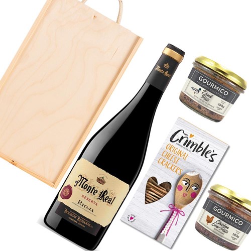 Monte Real Reserva 75cl Red Wine And Pate Gift Box
